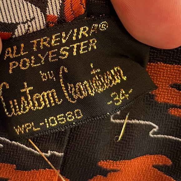 Custom Cravatieur Vintage 70s Hippie Woodstock Outdoor Art to Wear Retro Tie - Picture 8 of 8